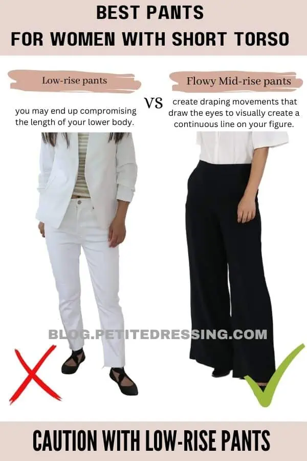 The Complete Pants Guide for Women with Short Torso - Petite Dressing