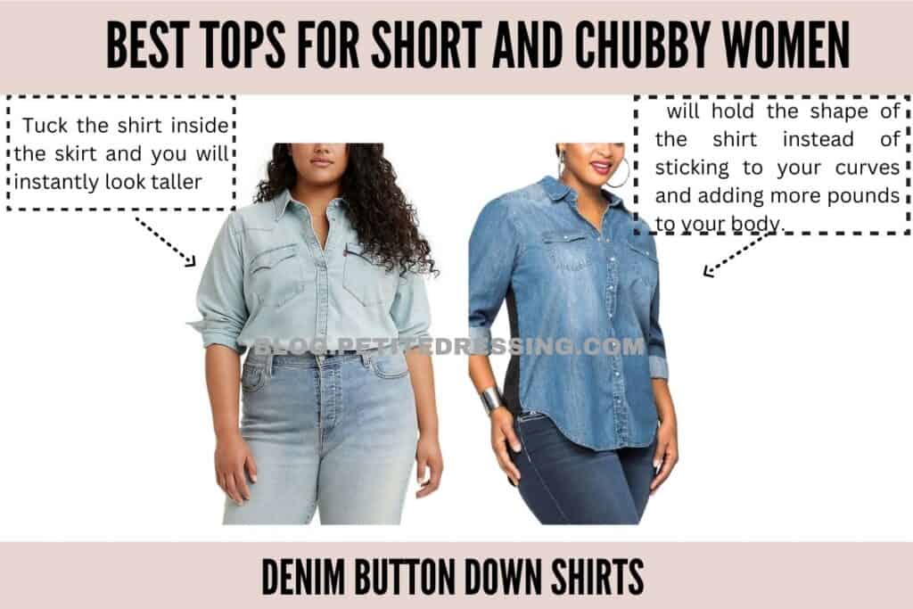 Denim Button Down Shirts
