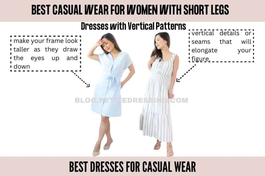 Dresses with Vertical Patterns