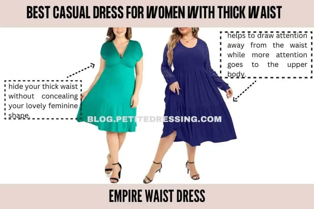 Empire waist dress