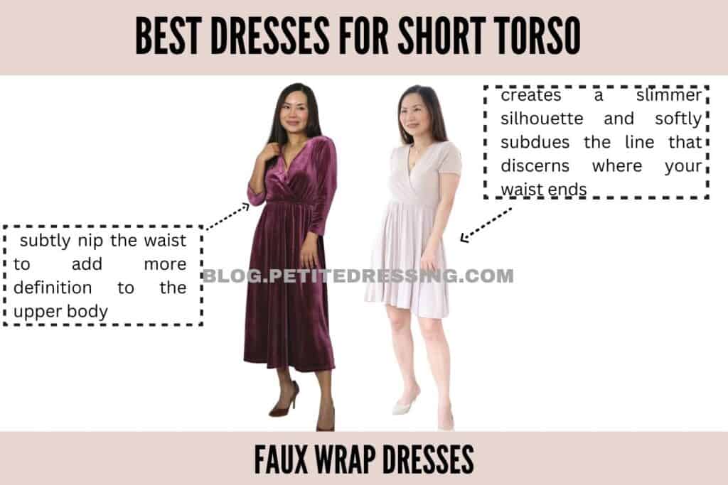 Faux Wrap Dresses
