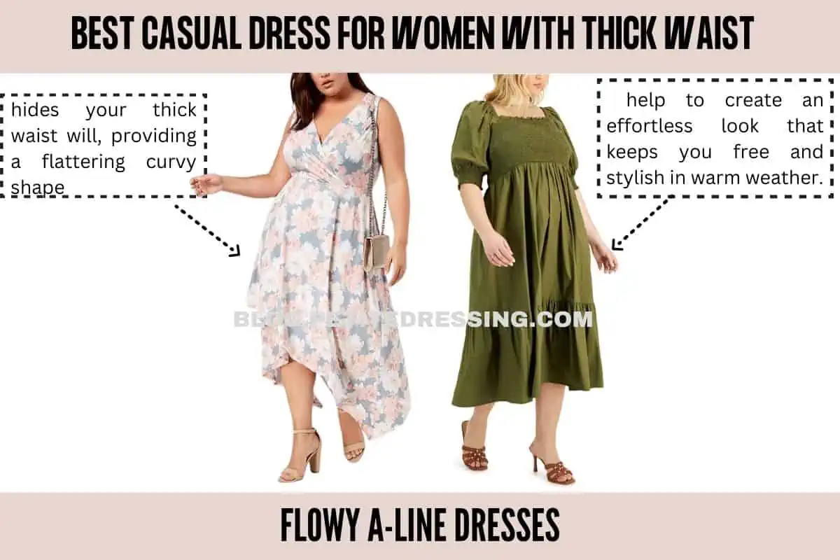 Flattering dresses shop for thick waist