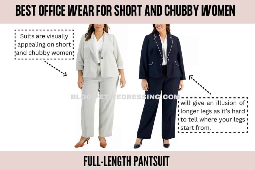 Full-length pantsuit