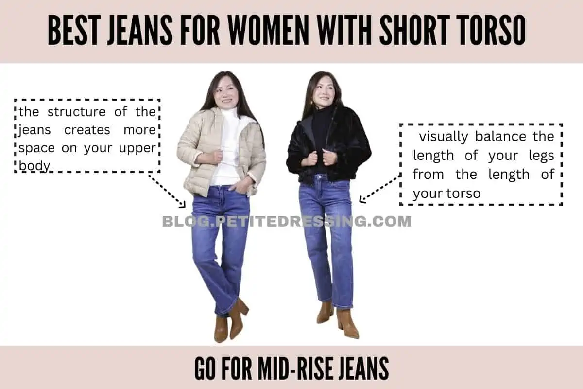 how to wear high waisted jeans with a short torso #fashion