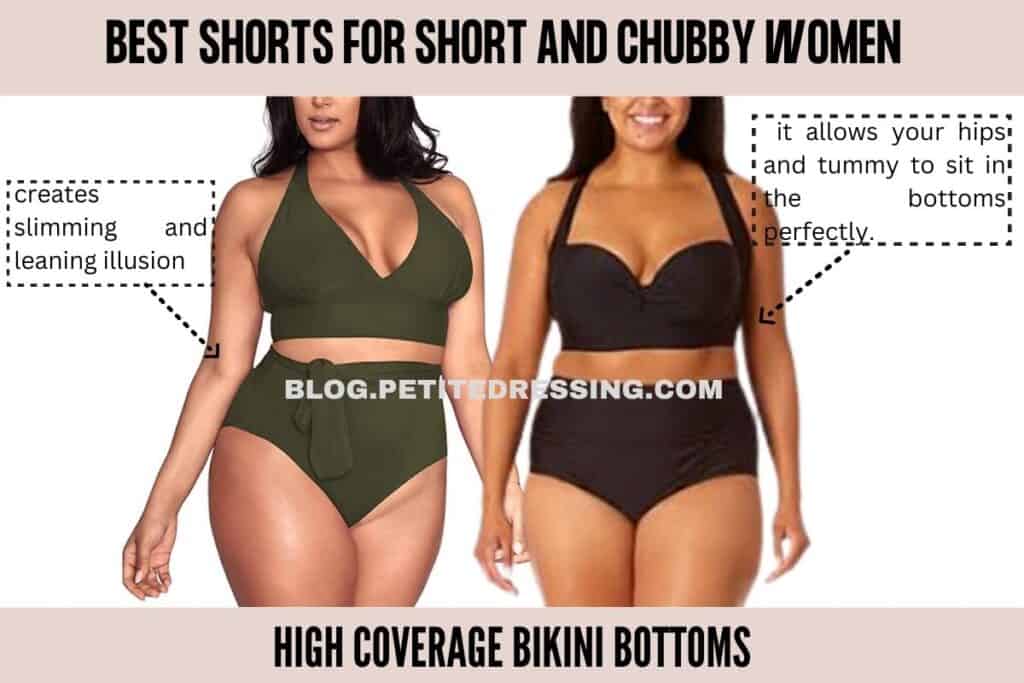 High Coverage Bikini Bottoms