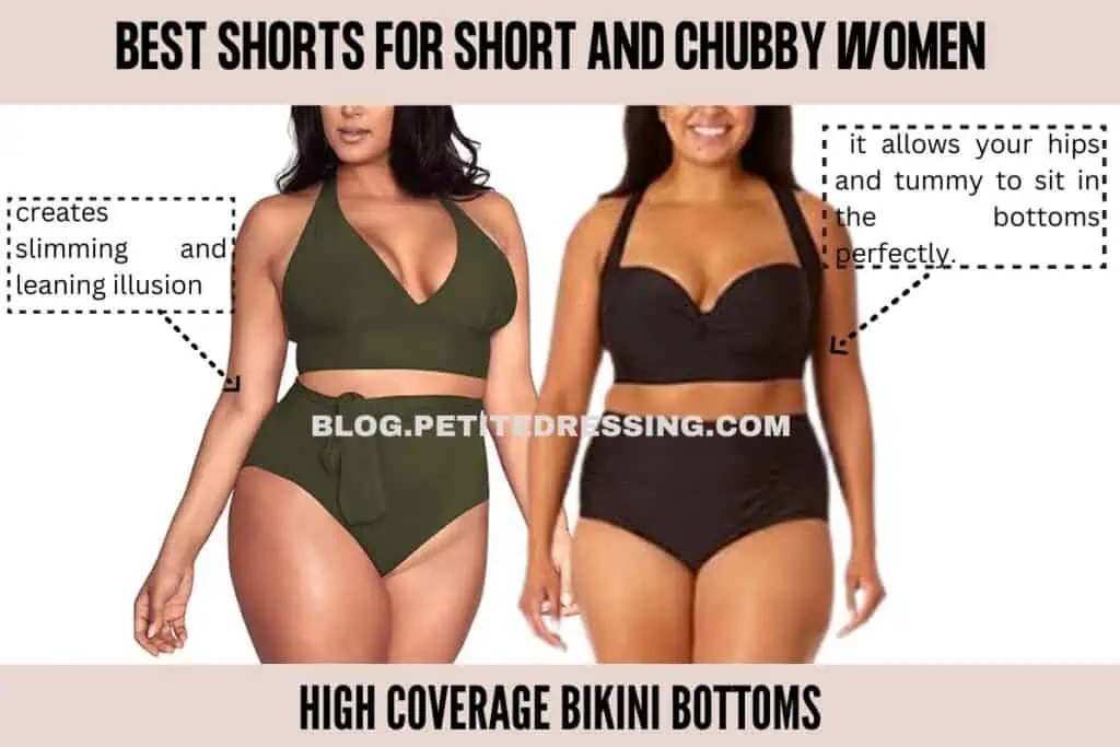 High Coverage Bikini Bottoms