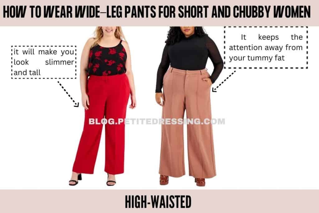 Wide Leg Pants Guide for Short and Chubby Women