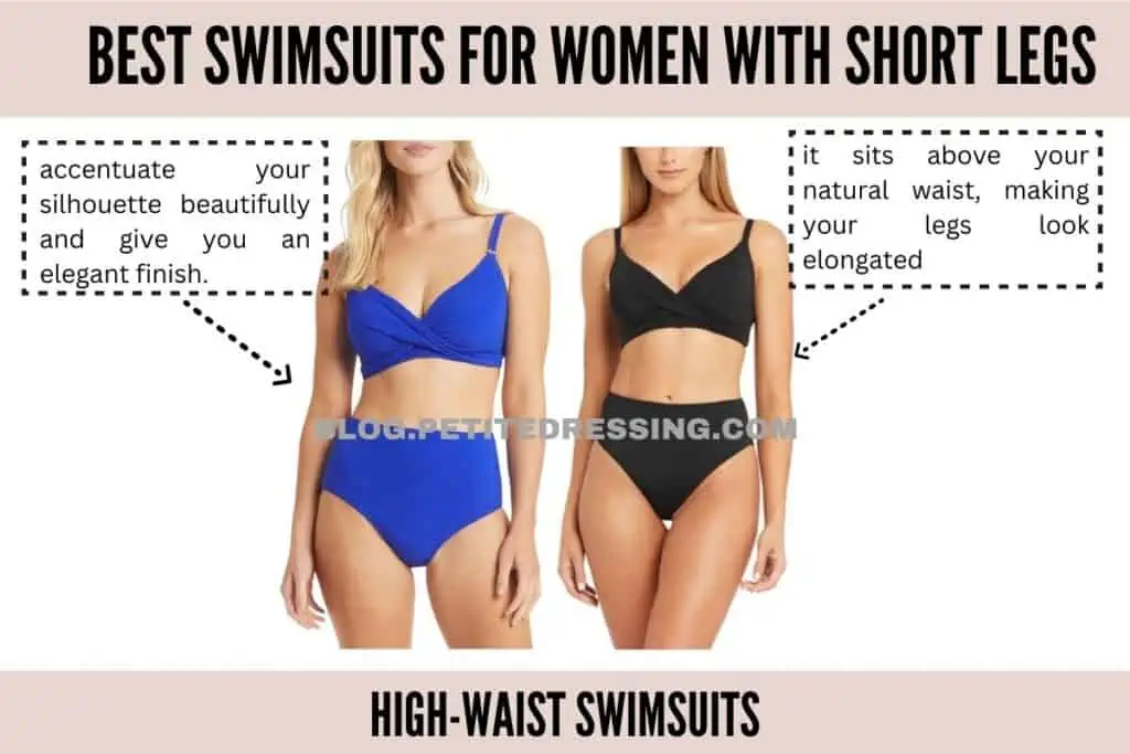 High-waist swimsuits