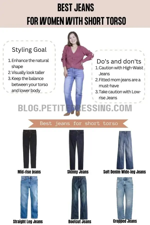 how to wear high waisted jeans with a short torso #fashion #howtostyle, Short Torso Outfits