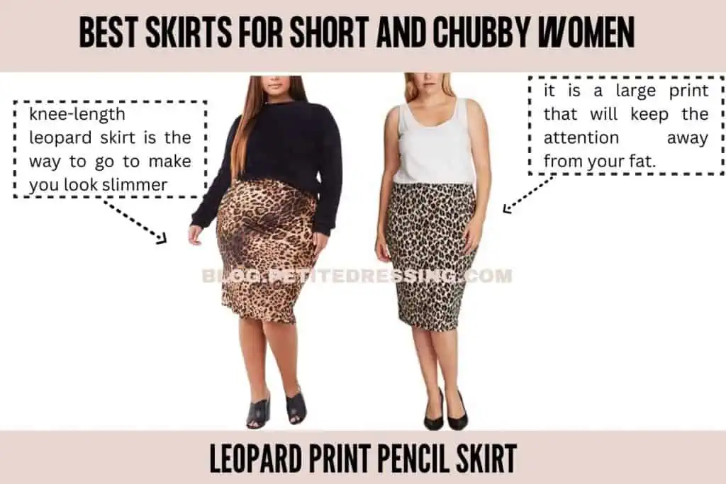 Leopard Print Pencil Skirt