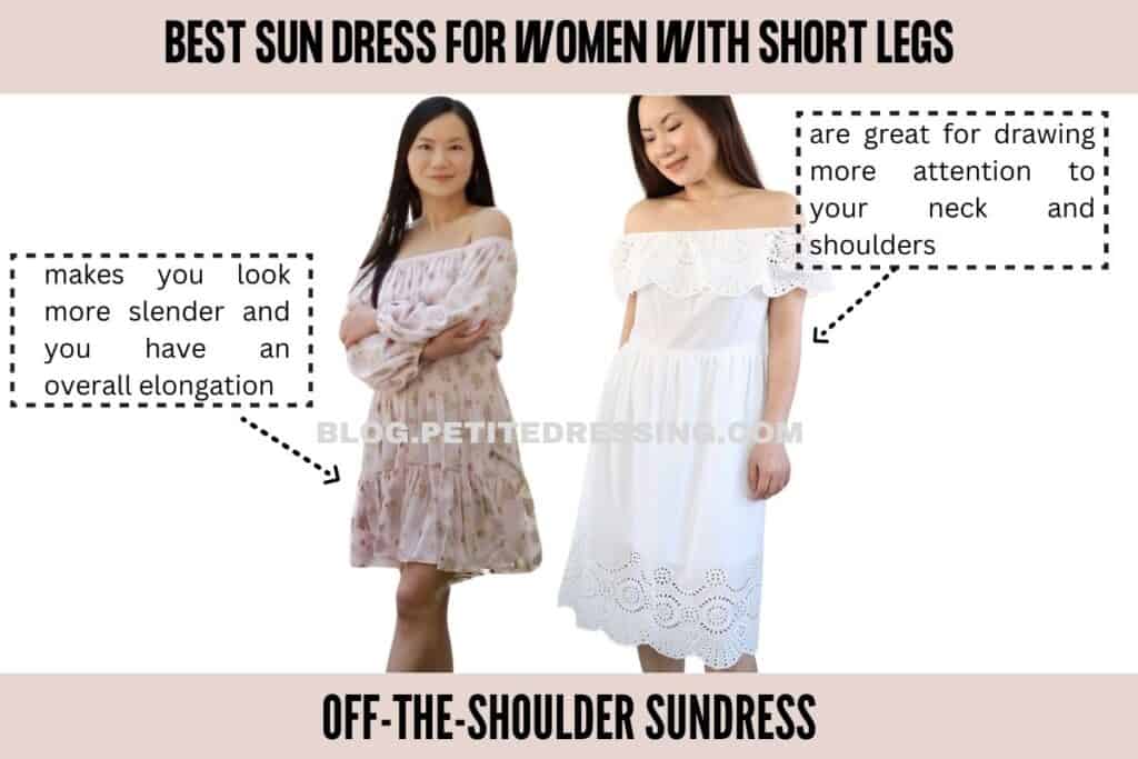 Off-the-shoulder sundress