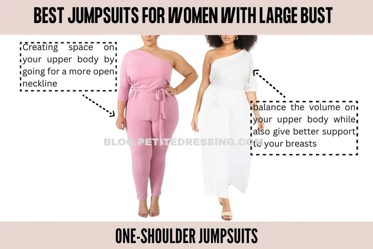 The Complete Jumpsuit Guide for women with Large Bust - Petite Dressing