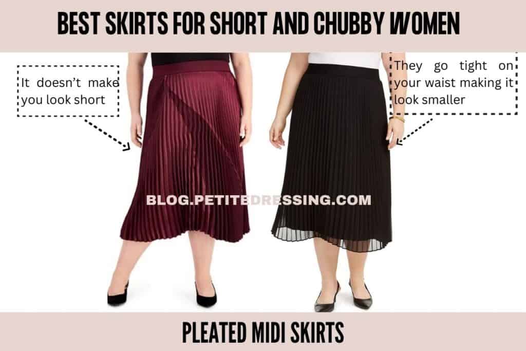Pleated Midi Skirts