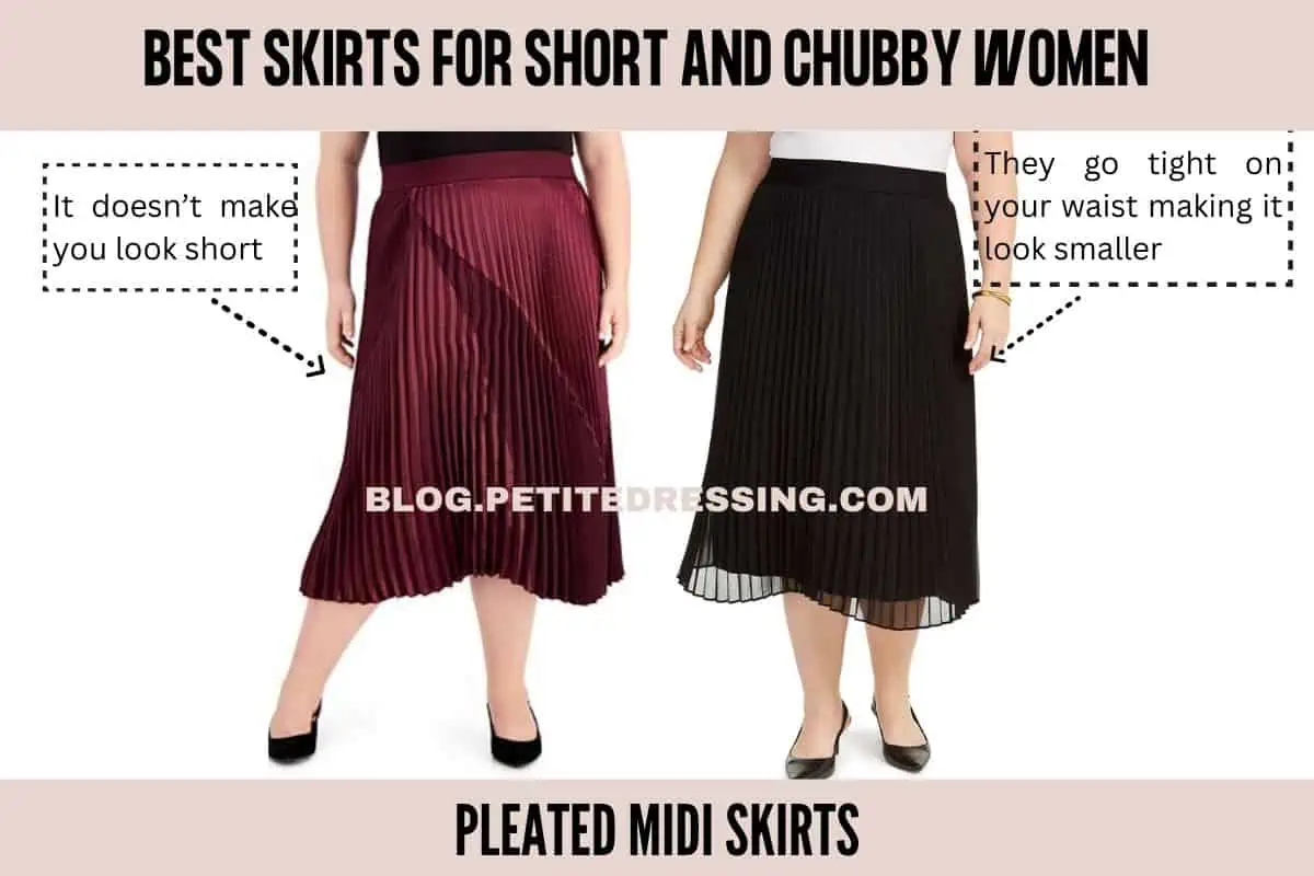 How to wear outlet skirts when you're short