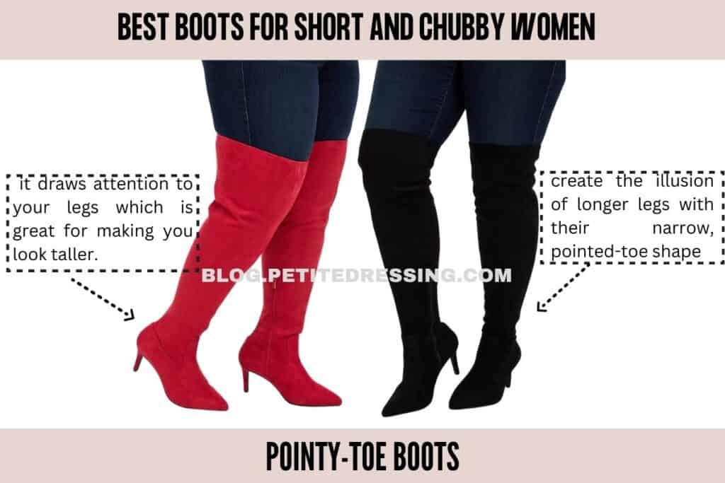 Pointy-toe boots