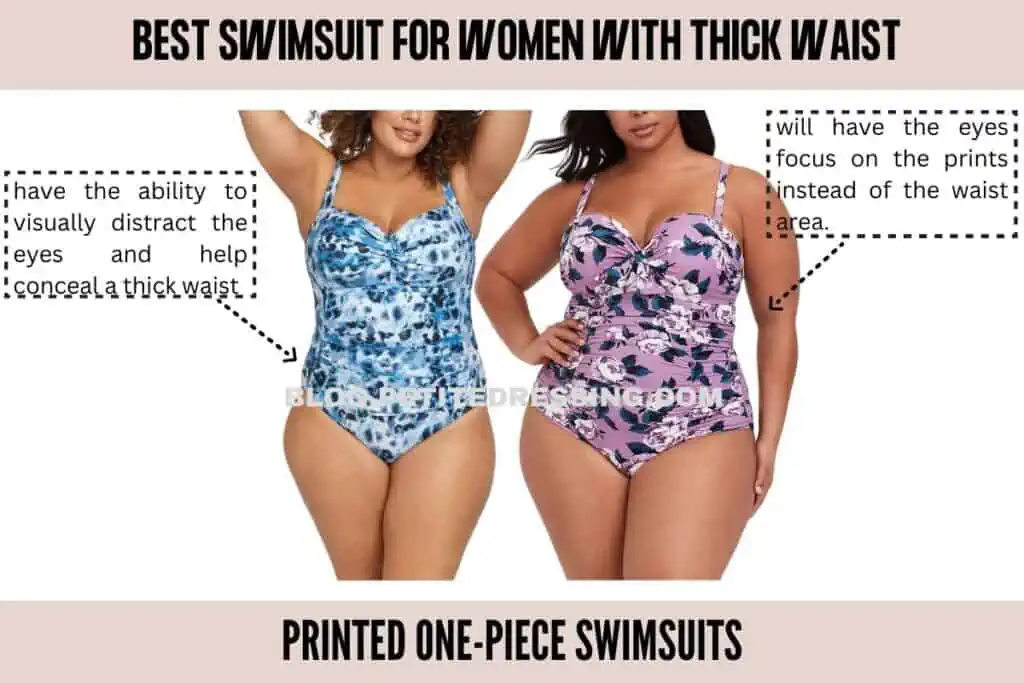 Printed One-Piece Swimsuits
