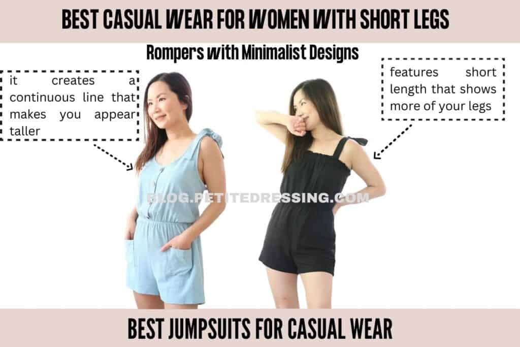 Rompers with Minimalist Designs