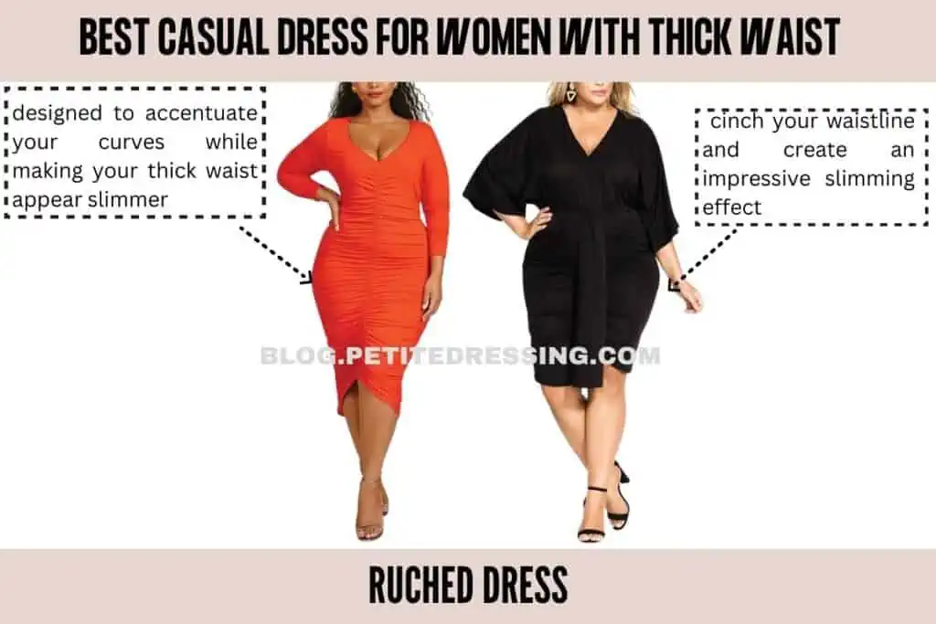 Ruched dress