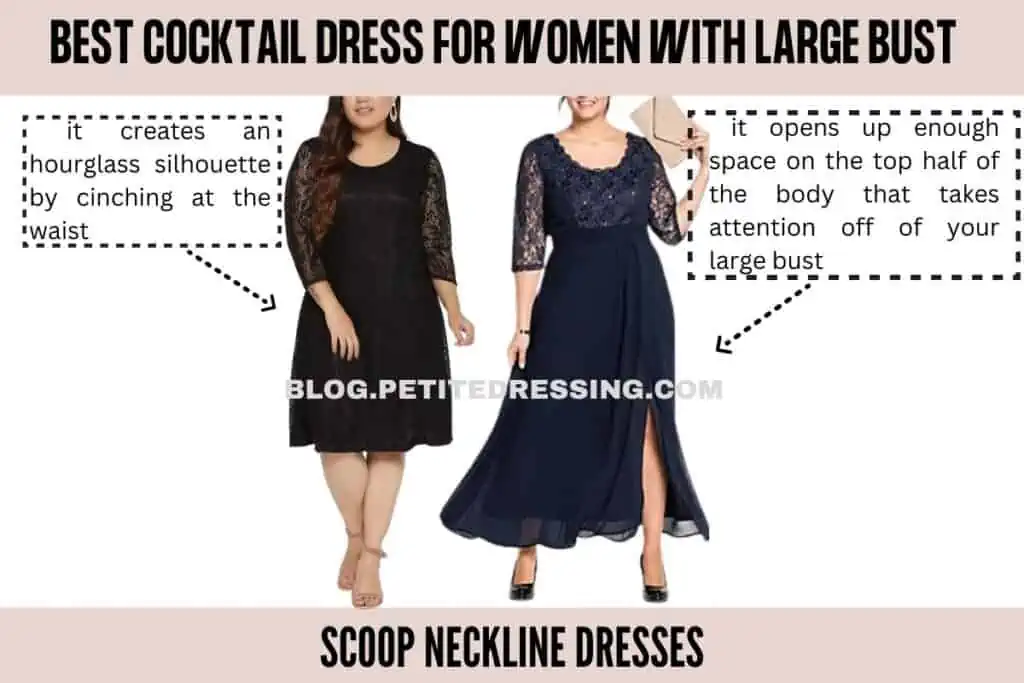 Scoop Neckline Dresses