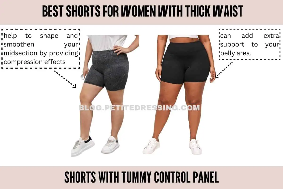 Extra high waist shorts  Shapes and controls abdomen, hips, legs and  buttocks with low compression