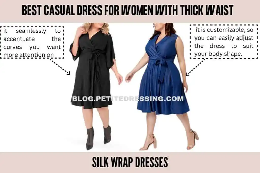 Silk Wrap dresses