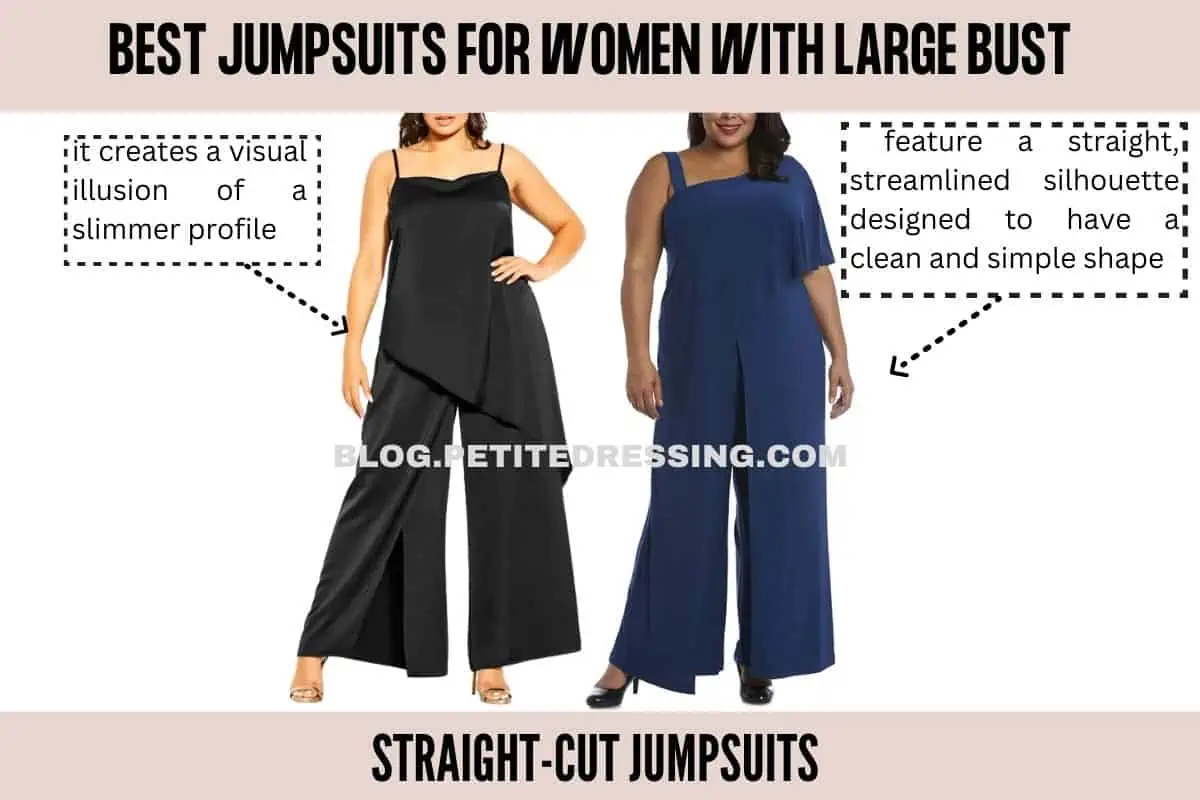 The Complete Jumpsuit Guide for women with Large Bust - Petite Dressing