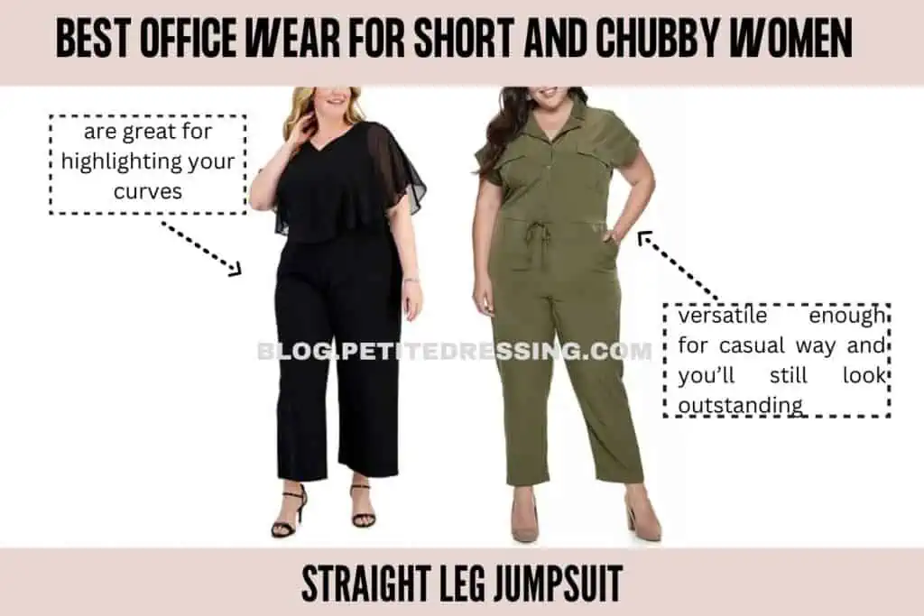 Straight leg jumpsuit