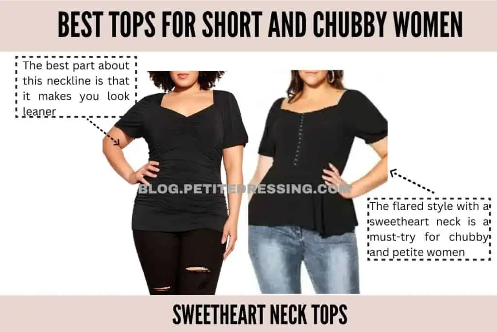 Sweetheart Neck Tops