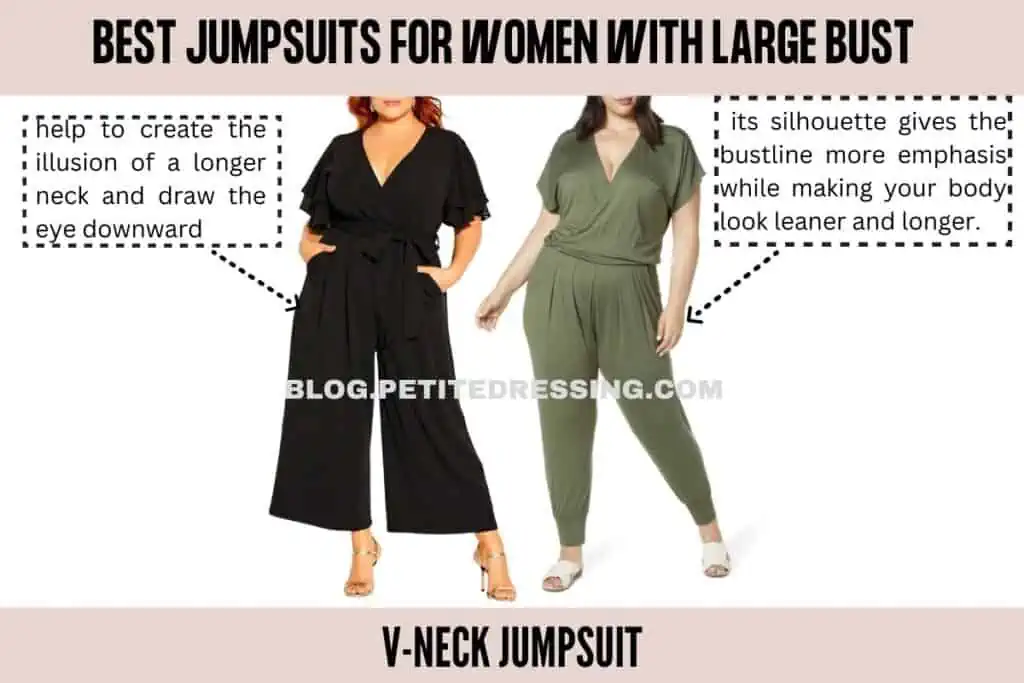 V-Neck Jumpsuit