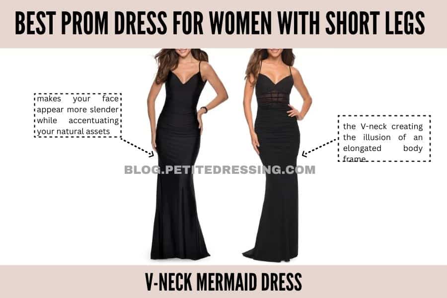 V-neck Mermaid dress
