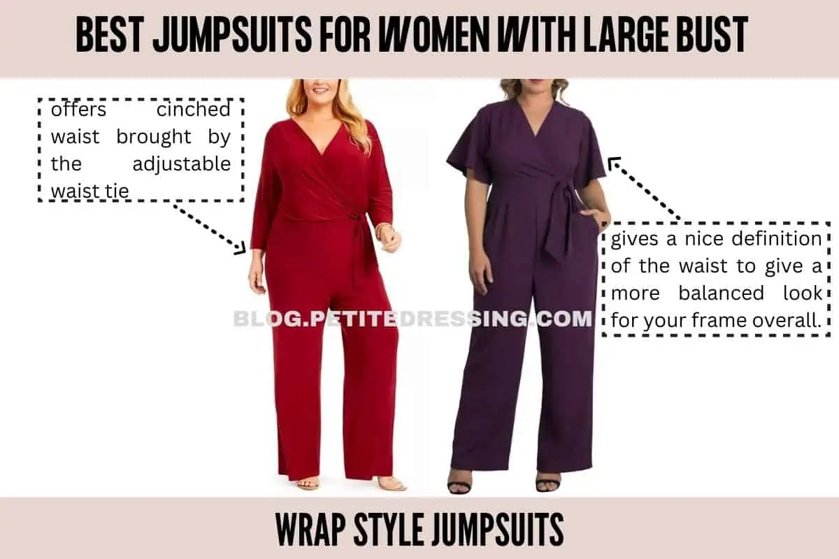 The Complete Jumpsuit Guide for women with Large Bust - Petite Dressing