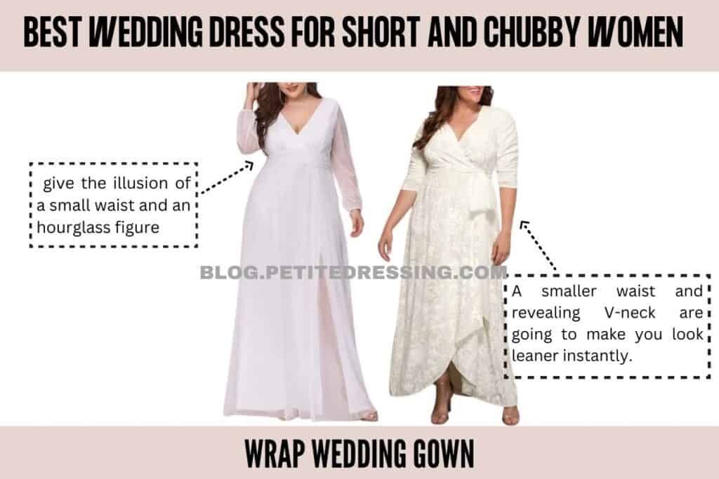 Wrap Wedding Gown