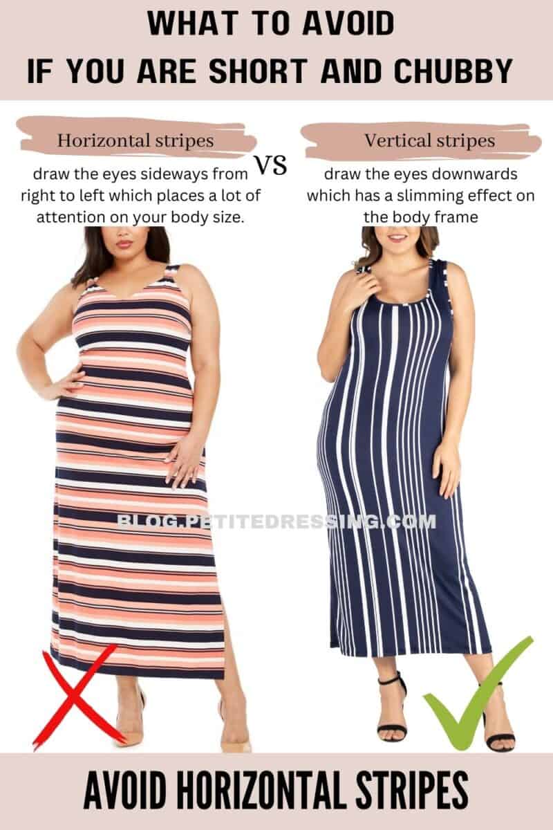 What not to wear for short and chubby women