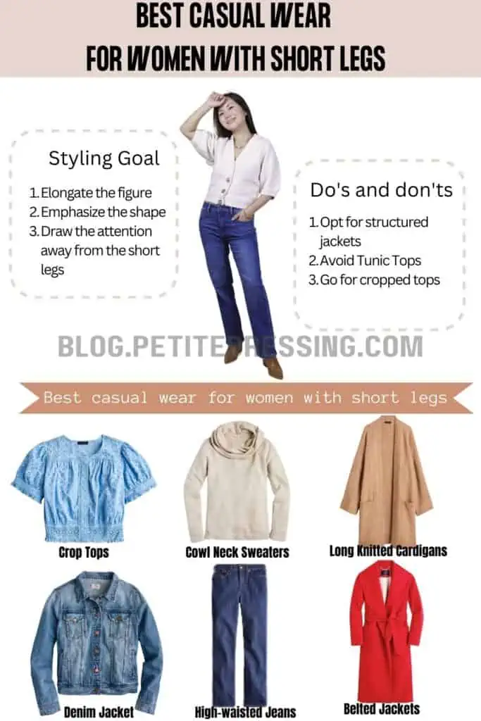 Casual Wear Guide for Women with Short Legs