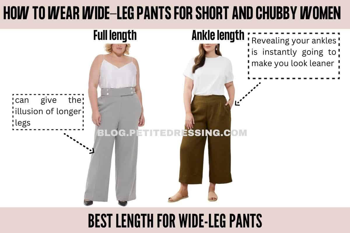 Wide Leg Pants Guide for Short and Chubby Women