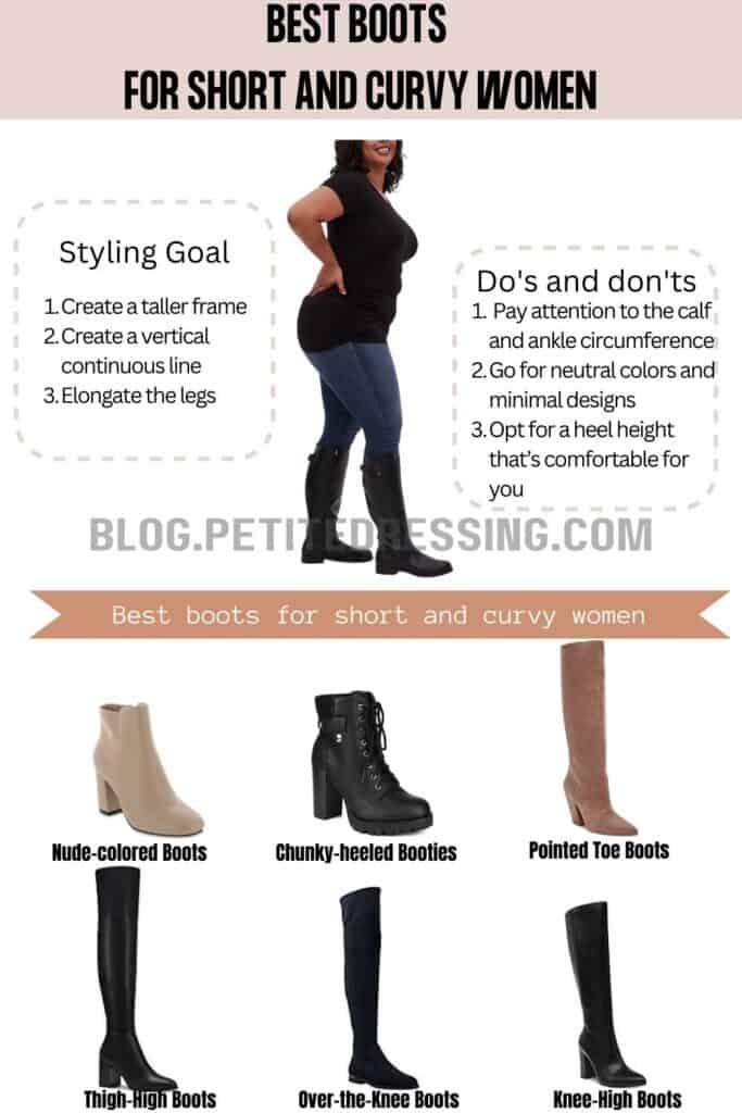 best boots for short and curvy women (1)