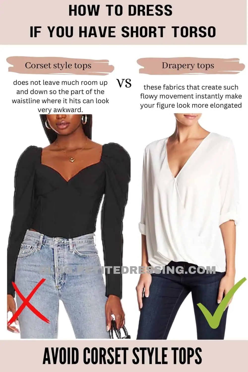 Styling Tips for Women with Short Torso Long Legs Body Type