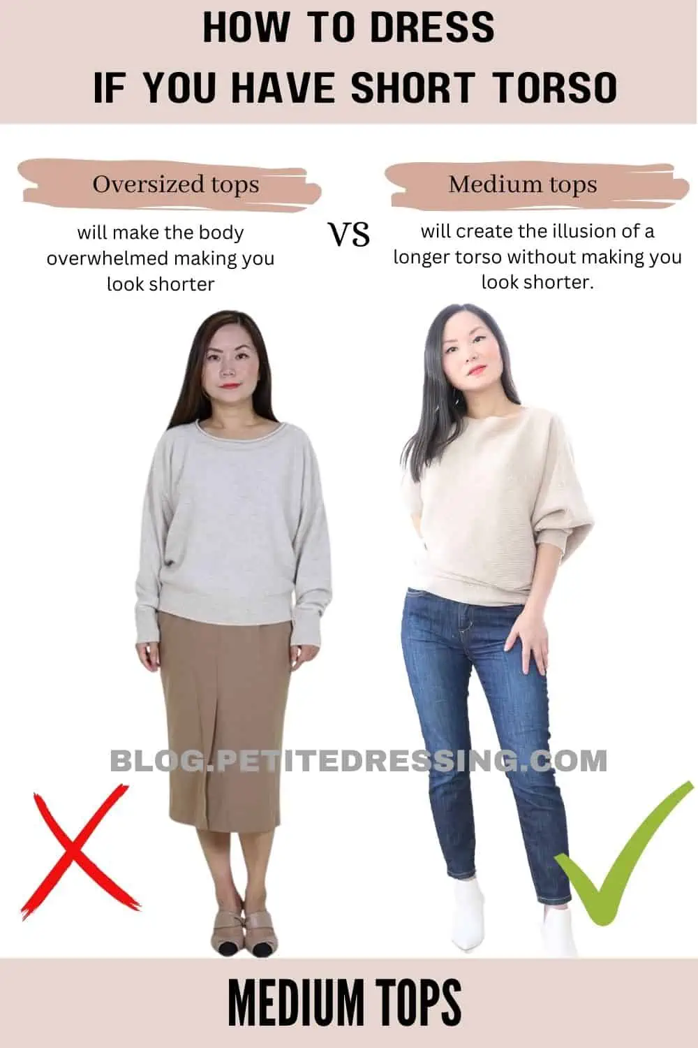 I'm 5'2, and here's the Complete Guide on How to Dress If You Have Short  Torso