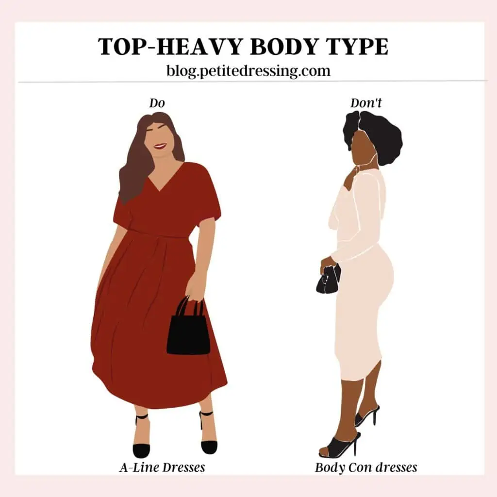How to Dress if You are Top Heavy