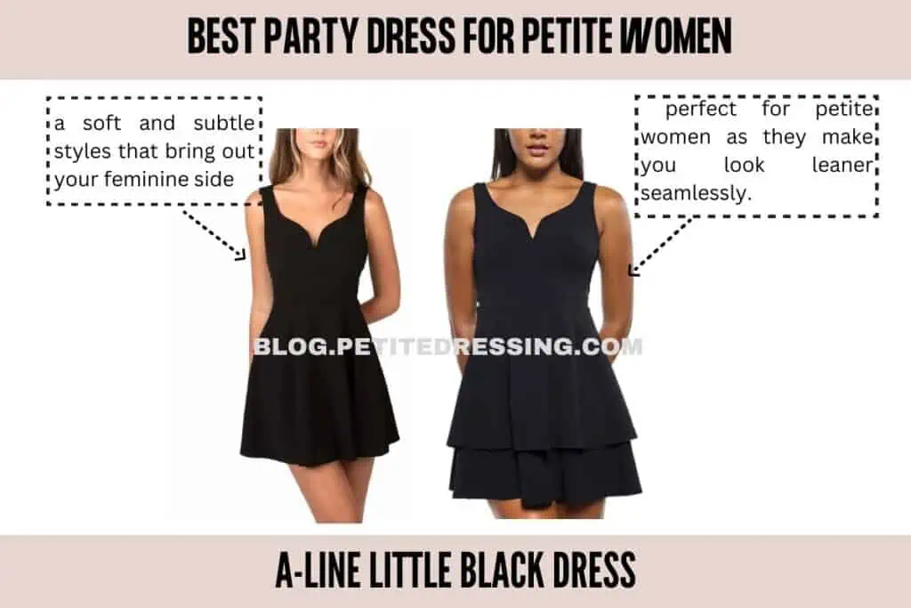 A-Line Little Black Dress