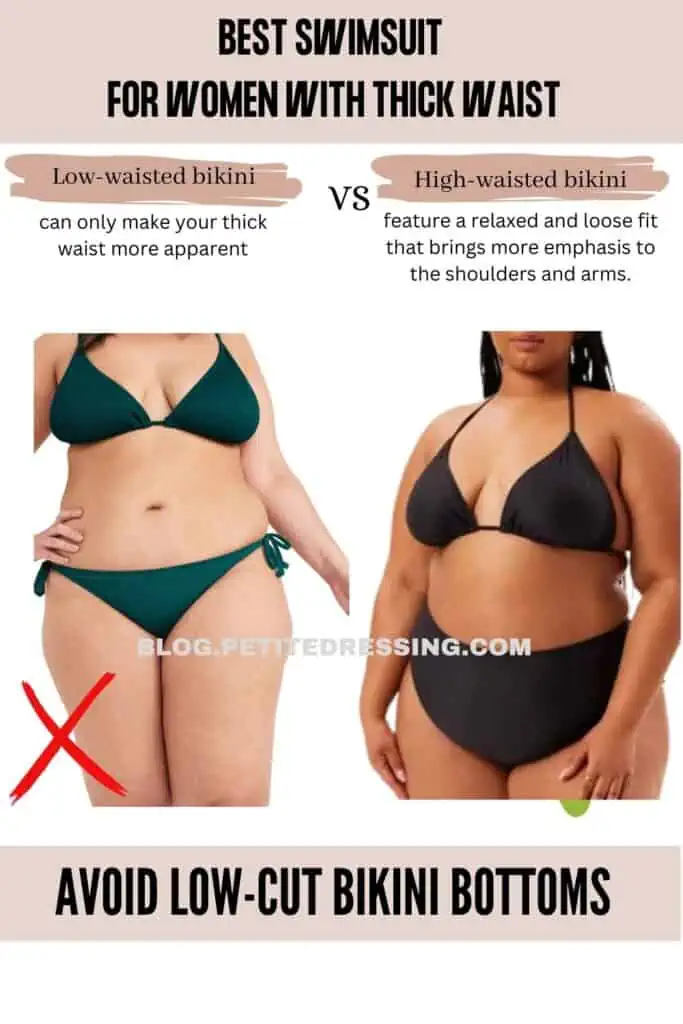 Avoid Low-cut Bikini Bottoms