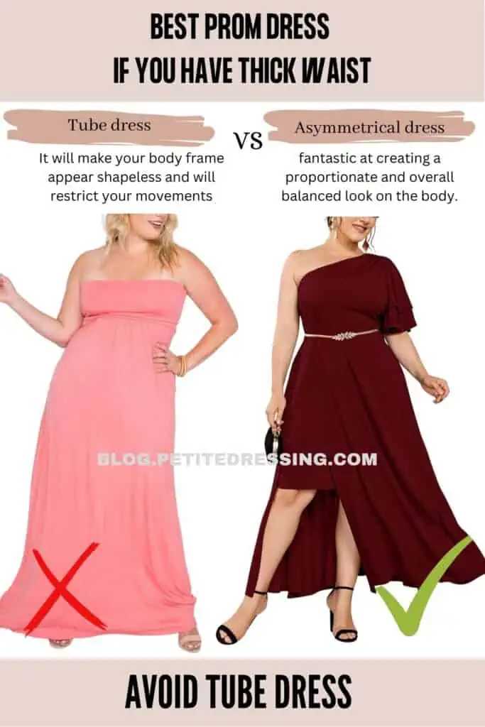 The Prom Dress Guide for Girls with Thick Waist - Petite Dressing