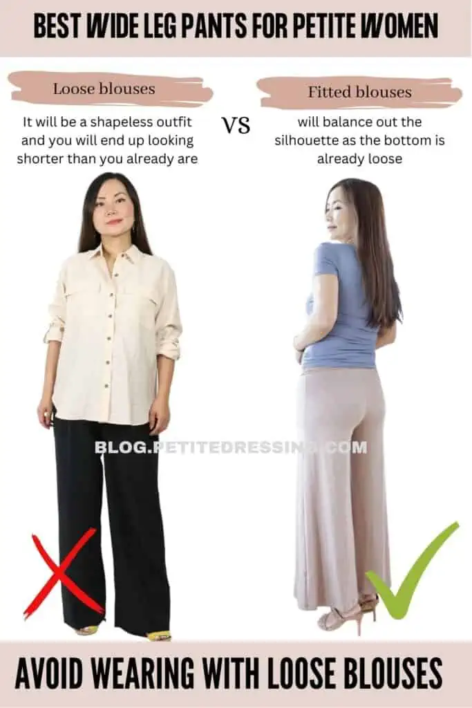 Avoid Wearing with Loose Blouses -1