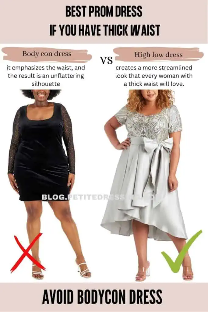 Avoid bodycon dress