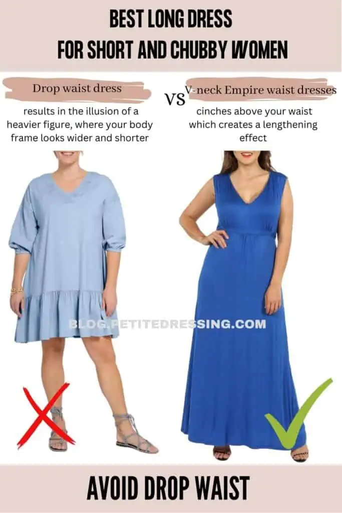 The Long Dress Guide for Short and Chubby Women - Petite Dressing