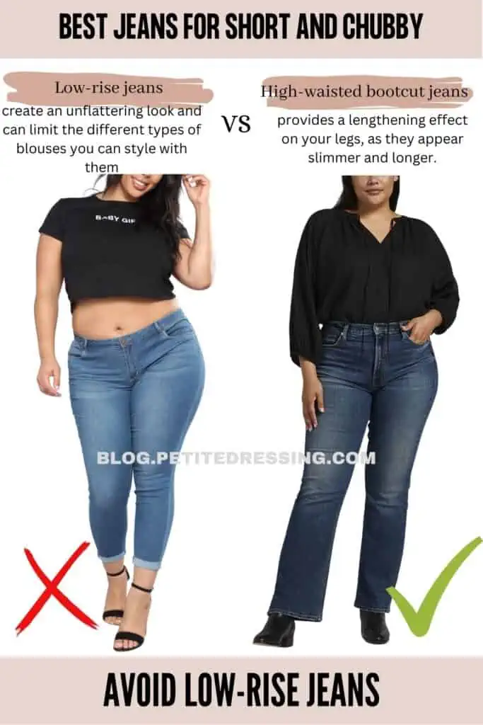 Jeans guide for short and chubby - Petite Dressing