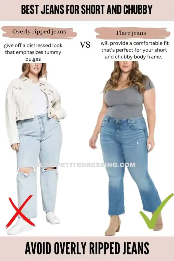 Jeans guide for short and chubby