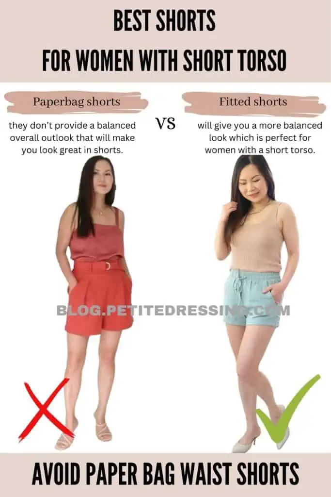 Avoid paper bag waist shorts