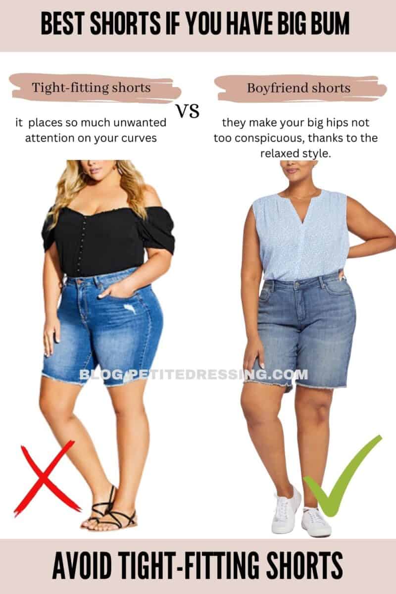 Shorts guide if you have a big bum
