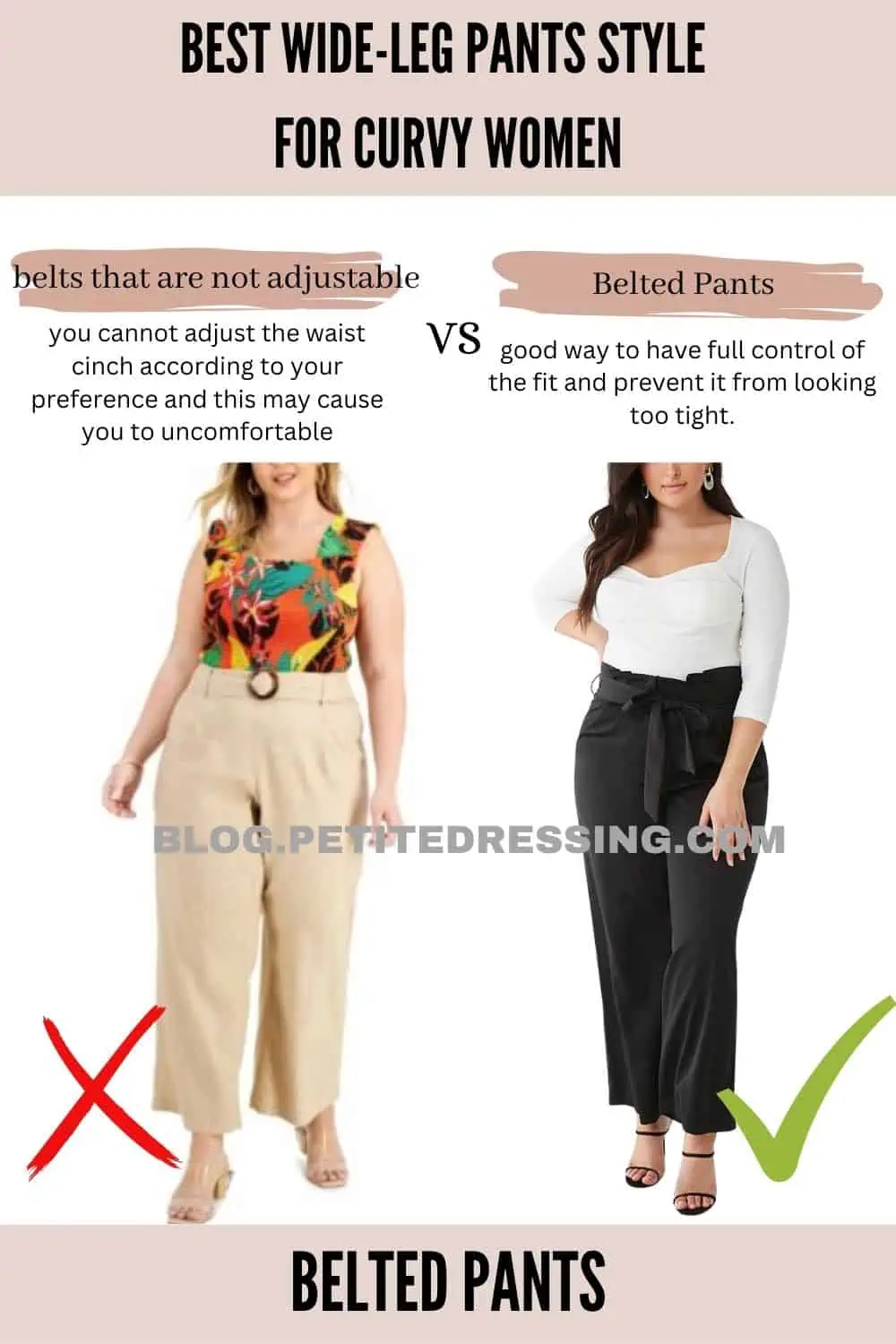 Wide-Leg Pants Style Guide for Curvy Women - Petite Dressing